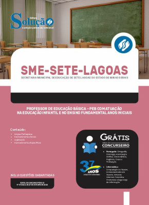 Apostila SME Sete Lagoas - MG em PDF - Assistente de Turno