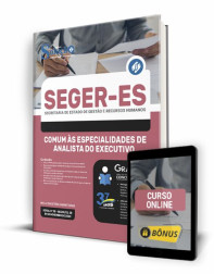 Capa Apostila SEGER-ES - Comum as Especialidades de Analista do Executivo