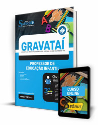 Capa Apostila Prefeitura de Gravataí - RS - Professor de Educação Infantil