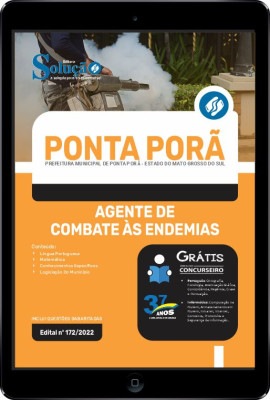 Apostila Prefeitura de Ponta Porã - MS em PDF - Agente de Combate às Endemias - Imagem 1