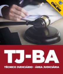 Capa Curso TJ-BA - Técnico Judiciário - Área Judiciária