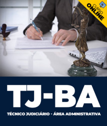 Capa Curso TJ-BA - Técnico Judiciário - Área Administrativa