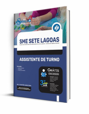 Apostila SME Sete Lagoas - MG PDF - Assistente de Turno 2022