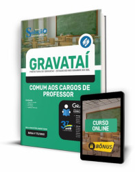 Capa Apostila Prefeitura de Gravataí - RS - Comum aos Cargos de Professor