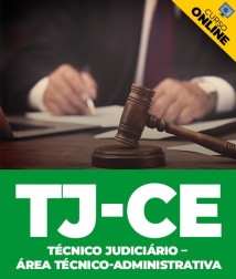 Capa Curso TJ-CE – Técnico Judiciário – Área Técnico-Administrativa