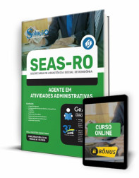 Capa Apostila SEAS-RO - Agente em Atividades Administrativas