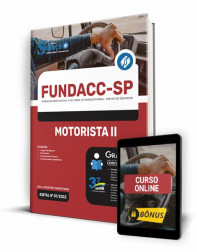 Capa Apostila FUNDACC-SP - Motorista II