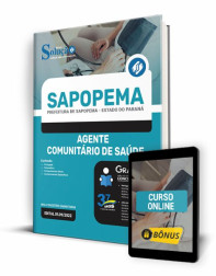 Capa Apostila Prefeitura de Sapopema - PR - Agente Comunitário de Saúde
