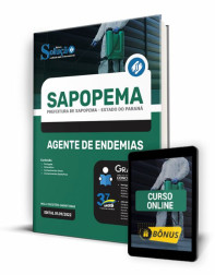 Capa Apostila Prefeitura de Sapopema - PR - Agente de Endemias
