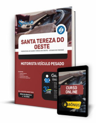 Capa Apostila Prefeitura de Santa Tereza do Oeste - PR - Motorista Veículo Pesado