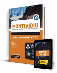 Capa Apostila Prefeitura de Montividiu - GO - Auxiliar Administrativo