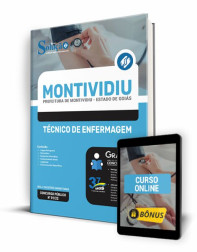 Capa Apostila Prefeitura de Montividiu - GO - Técnico de Enfermagem
