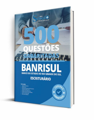 Caderno de Questões BANRISUL - Escriturário - 500 Questões Gabaritadas - Imagem 1