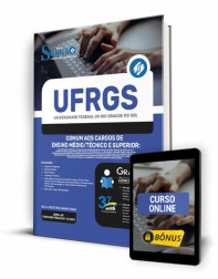 Capa Apostila UFRGS - Comum aos Cargos de Ensino Médio/Técnico e Superior