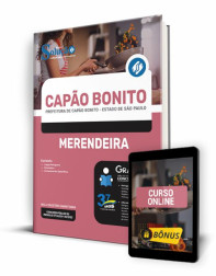 Capa Apostila Prefeitura de Capão Bonito - SP - Merendeira