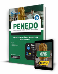 Capa Apostila Prefeitura de Penedo - AL - Professor de Séries Iniciais 25h (Polivalente)