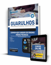 Capa Apostila Câmara de Guarulhos - SP - Comum aos Cargos de Ensino Médio/Técnico