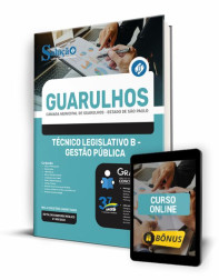 Capa Apostila Câmara de Guarulhos - SP - Técnico Legislativo B - Gestão Pública