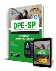 Capa Apostila DPE-SP - Oficial de Defensoria Pública