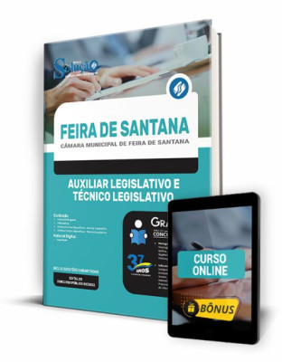 Apostila Câmara de Feira de Santana - BA - Auxiliar Legislativo e Técnico Legislativo - Imagem 1