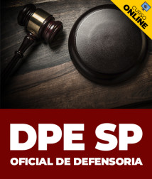 Capa Curso DPE-SP - Oficial de Defensoria Pública