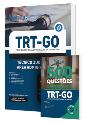 Combo Impresso TRT-GO - Técnico Judiciário - Área Administrativa - Imagem 1