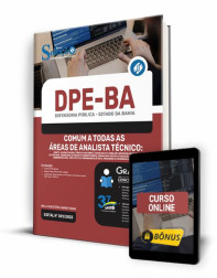 Capa Apostila DPE-BA - Comum a Todas as Áreas de Analista Técnico