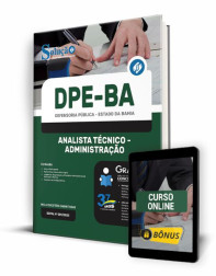 Capa Apostila DPE-BA - Analista Técnico - Administração
