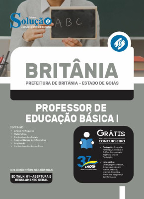 Apostila Prefeitura de Britânia - GO - Professor de Educação Básica I - Imagem 3
