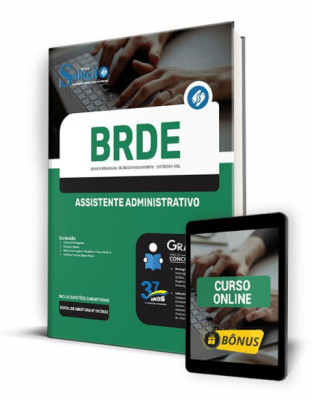 Apostila BRDE em PDF - Assistente Administrativo 2023