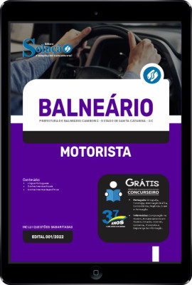 Apostila Prefeitura de Balneário Camboriú - SC em PDF - Motorista - Imagem 1