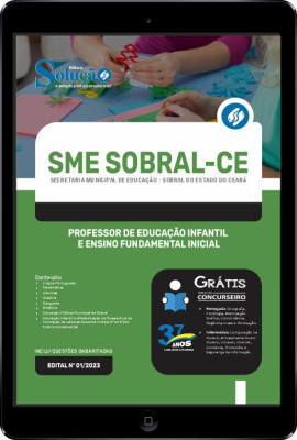 Apostila SME Sobral-CE em PDF - Professor de Educação Infantil e Ensino Fundamental Inicial - Imagem 1