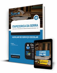 Capa Apostila Prefeitura de Itapecerica da Serra - SP - Auxiliar de Serviço Escolar