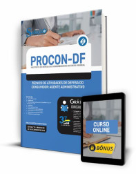 Capa Apostila PROCON-DF - Técnico de Atividades de Defesa do Consumidor: Agente Administrativo
