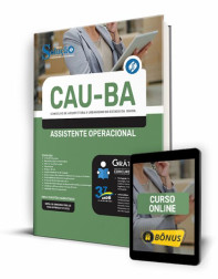 Capa Apostila CAU-BA - Assistente Operacional
