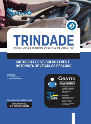 Apostila Prefeitura de Trindade - GO - Motorista de Veículos Leves e Motorista de Veículos Pesados - Imagem 3