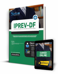 Capa Apostila IPREV-DF - Comum as Áreas de Analista Previdenciário: Especialista em Atuária, Especialista em Investimentos e Especialista em Previdenciário