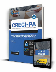 Capa Apostila CRECI-PA - Profissional Analista Superior - PAS - Ocupação: Agente Fiscal