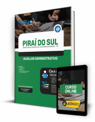 Capa Apostila Prefeitura de Piraí do Sul - PR - Auxiliar Administrativo