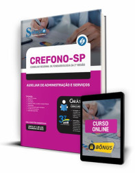 Capa Apostila CREFONO-SP - Auxiliar de Administração e Serviços