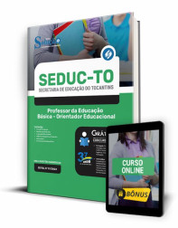 Capa Apostila SEDUC-TO - Professor da Educação Básica - Orientador Educacional