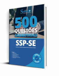 Capa Caderno de Questões SSP-SE - 500 Questões Gabaritadas