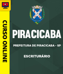 Capa Curso Prefeitura de Piracicaba - SP - Escriturário