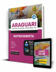 Capa Apostila Prefeitura de Araguari - MG - Nutricionista