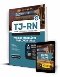 Capa Apostila TJ-RN - Técnico Judiciário - Área Judiciária