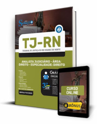 Capa Apostila TJ-RN - Analista Judiciário - Área: Direito - Especialidade: Direito