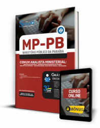 Capa Apostila MP-PB - Comum Analista Ministerial: Analista de Sistemas - Administrador de Banco de Dados, Analista de Sistemas - Desenvolvedor, Assistente Social e Psicologia