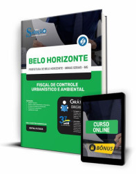Capa Apostila Prefeitura de Belo Horizonte - MG - Fiscal de Controle Urbanístico e Ambiental