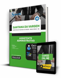 Capa Apostila Prefeitura de Santana da Vargem - MG - Assistente Administrativo