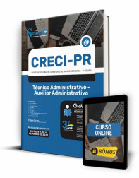 Capa Apostila CRECI-PR - Técnico Administrativo - Auxiliar Administrativo